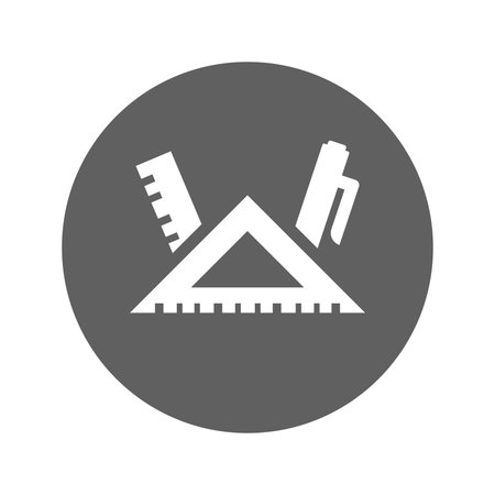 Drawing, measure, pencil icon. Commercial use, printed files and presentations, Promotional Materials, web or any type of design project.のイラスト素材