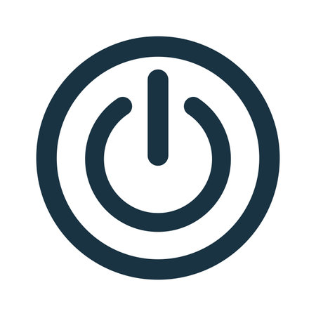 Power icon. symbol for use on mobile apps, print media and web design or any type of design projects.のイラスト素材