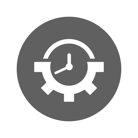 Time Management icon. Flat style vector EPS use in infographics,web design, presentations and on...
