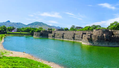 Old Fort in the bright sky