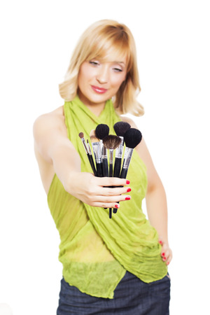 Makeup artistの写真素材