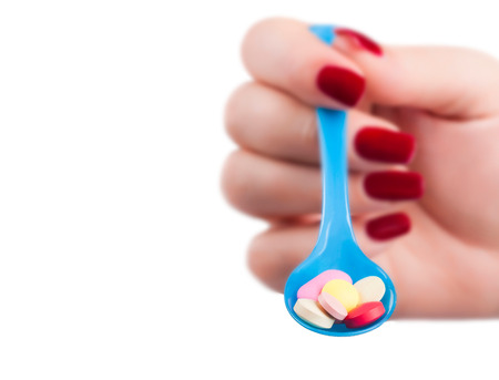 Food supplements conceptの写真素材