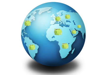 World economic crisisの写真素材