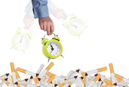 Stop smoking conceptの写真素材