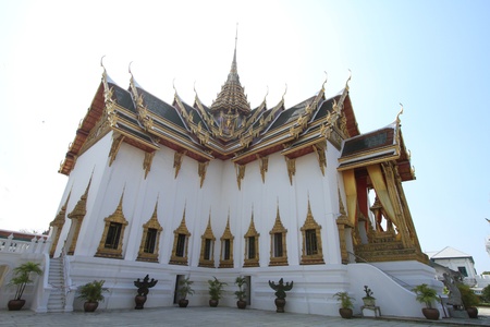Grand Palace, the major tourism attraction in Bangkok, Thailand 