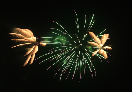 Colorful Fireworks の写真素材