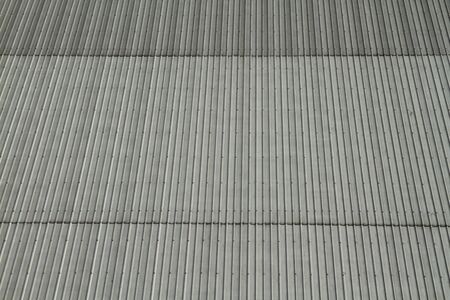 Corrugated metal sheet roof for background の写真素材