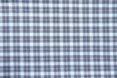 Blue checked fabric 