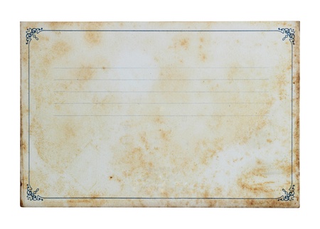 Grunge notebook isolated on a white backgroundの写真素材
