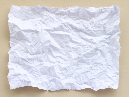 Crumpled paper texture background の写真素材