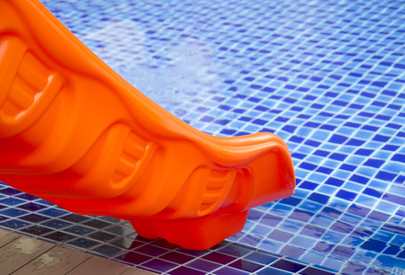 Orange pool slider 