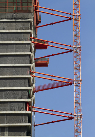 High-rise building under construction