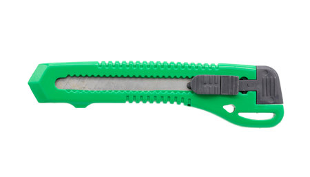 Green cutter isolated on white backgroundの写真素材