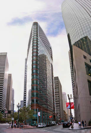 SAN FRANCISCO, CA - OCT 2, 2011: 101 California Street (right) and 388 Market Street Building (left)...