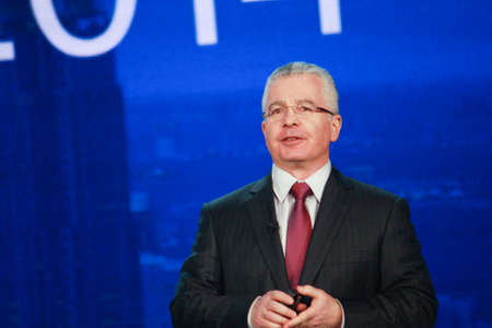 ATLANTA, GA, USA, MARCH 4, 2014 - Microsoft Vice President Kirill Tatarinov makes speech at Microsoft Convergence conference in Georgia World Congress Center on March 4, 2014 in Atlanta, GA
のeditorial素材