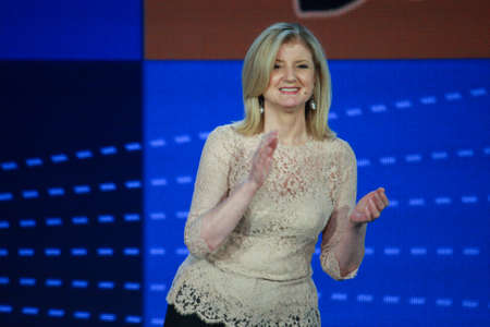 ATLANTA, GA, USA, MARCH 5, 2014 - The Huffington Post Media Group President Arianna Huffington makes speech at Microsoft Convergence conference in Georgia Congress Center on March 5, 2014 in Atlanta, GAのeditorial素材