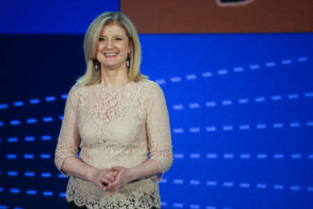 ATLANTA, GA, USA, MARCH 5, 2014 - The Huffington Post Media Group President Arianna Huffington makes speech at Microsoft Convergence conference in Georgia Congress Center on March 5, 2014 in Atlanta, GAのeditorial素材