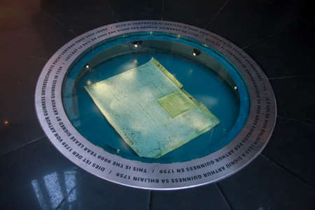 DUBLIN, IRELAND - JUNE 19, 2008: 9,000 year lease on brewery at St. Jamesのeditorial素材