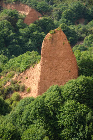 Landscape of the Medulas Spainの写真素材