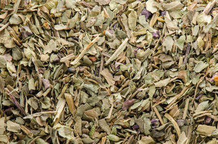 Dried Basil macro photographyの写真素材