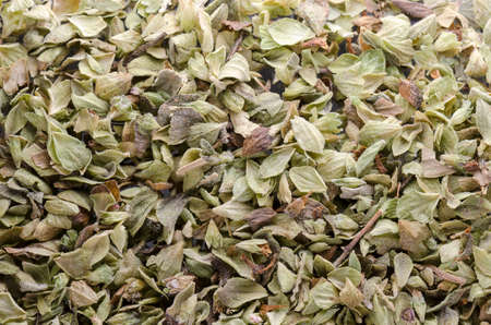 Dried oregano macro photographyの写真素材