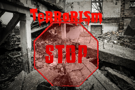 Terrorism STOPの写真素材
