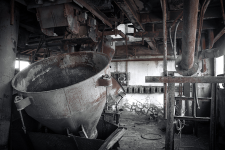 Ukraine, Odessa, the ruins of a cement plant to the unfinished nuclear power plant.