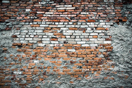Old brick wallの写真素材
