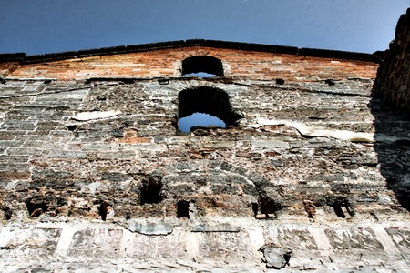 Old ruined castleの写真素材