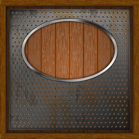 Sheet perforation on a woodenのイラスト素材