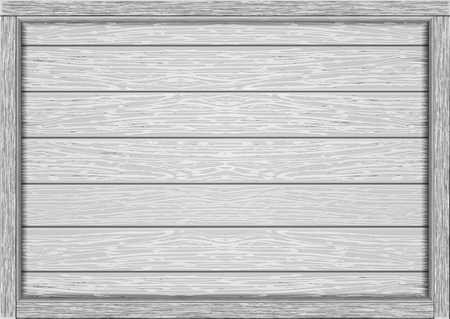 Empty frame of wooden white boardsのイラスト素材