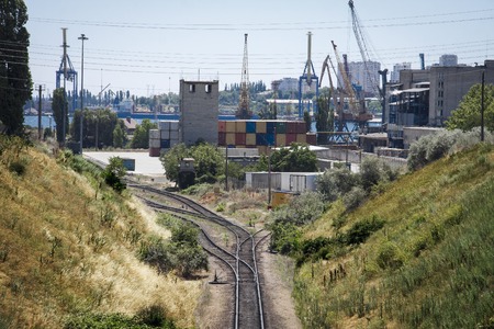 The railway passesの写真素材