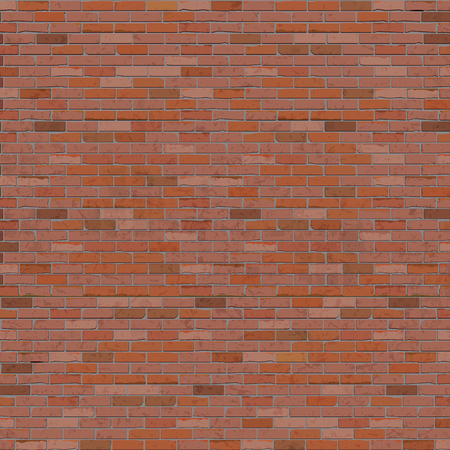 Old red brick wall background frame for your text or image. Realistic performance.のイラスト素材