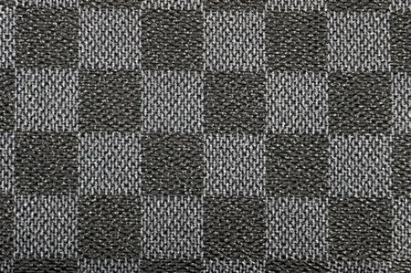 Black and gray checkered textural background for fabric or upholstery furniture