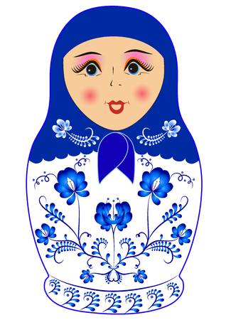 russian doll matreshkaのイラスト素材