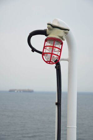 Ship s deck lighting fixtureの写真素材