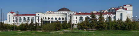 Sevastopol, Crimea - April 02: Panoramic view of the Military Marine Academy name of admiral P.S.Nahimov on April 02, 2017  in Sevastopol, Crimea.のeditorial素材