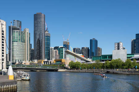 Melbourne, Australia - December 4: Landscape of the South Melbourne on December 4, 2018 in Melbourne, Australia.のeditorial素材