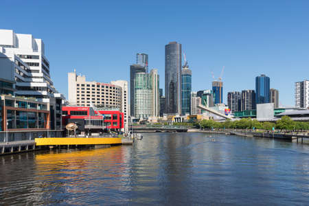 Melbourne, Australia - December 4: Landscape of the South Melbourne on December 4, 2018 in Melbourne, Australia.のeditorial素材