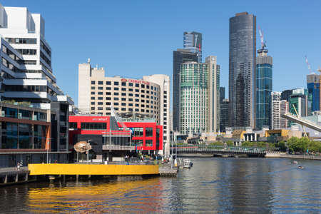 Melbourne, Australia - December 4: Landscape of the South Melbourne on December 4, 2018 in Melbourne, Australia.のeditorial素材