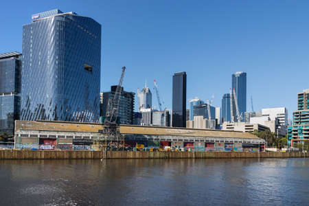 Melbourne, Australia - December 4: Landscape of the South Melbourne on December 4, 2018 in Melbourne, Australia.のeditorial素材