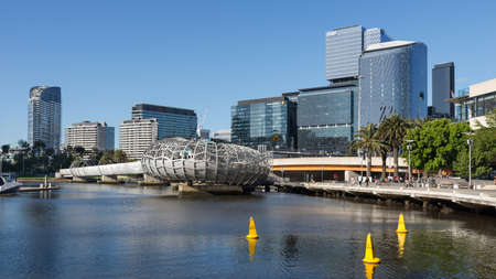 Melbourne, Australia - December 4: Landscape of the South Melbourne on December 4, 2018 in Melbourne, Australia.のeditorial素材