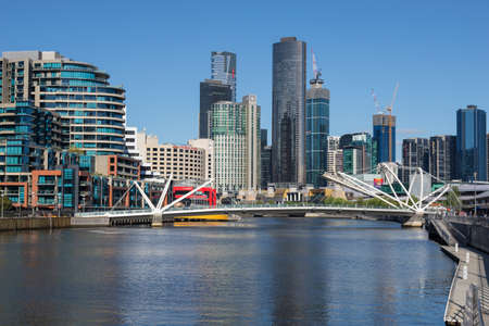 Melbourne, Australia - December 4: Landscape of the South Melbourne on December 4, 2018 in Melbourne, Australia.のeditorial素材