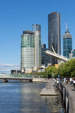 Melbourne, Australia - December 4: Landscape of the South Melbourne on December 4, 2018 in Melbourne, Australia.のeditorial素材