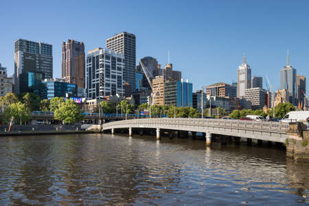 Melbourne, Australia - December 4: Landscape of the South Melbourne on December 4, 2018 in Melbourne, Australia.のeditorial素材