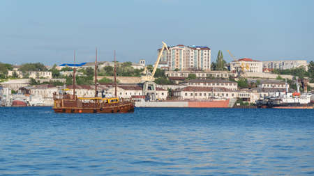 Sevastopol, Crimea - May 12: Landscape of the Sevastopol on May 12, 2018 in Sevastopol, Crimea.のeditorial素材