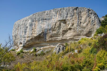 Crimean mountains in the fallの写真素材