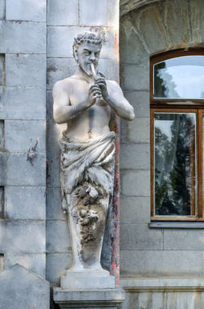 Massandra, Crimea - May 28: Sculpture of the mythical creature in the Massandra palace on May 28, 2016 in Massandra, Crimea.のeditorial素材
