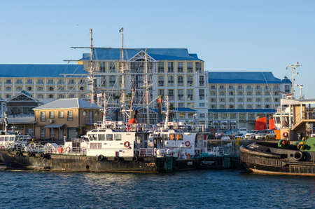 Cape Town, Republic of South Africa - April 10: Victoria Wharf in Cape Town on April 10, 2018 in Cape Town, Republic of South Africa.のeditorial素材