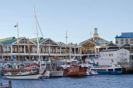 Cape Town, Republic of South Africa - April 10: Victoria Wharf in Cape Town on April 10, 2018 in Cape Town, Republic of South Africa.のeditorial素材